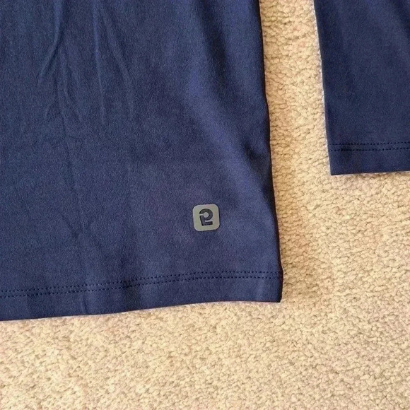 New! I.FiV5 by Simons Long  Sleeved Blue Tee Medium Activewear t-shirt - Picture 8 of 9